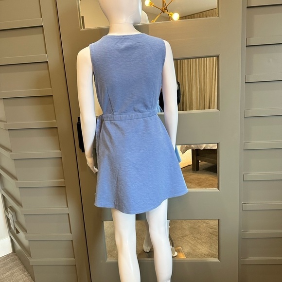 J. By J.Crew Pale Blue Crossover Dress Size XS - Picture 3 of 8
